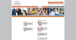 Desktop Screenshot of hammerbacherbueromoebelhersteller.de